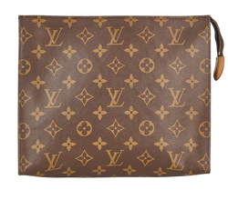 Louis Vuitton Toiletry Pouch 26, Canvas, Monogram, UB1201, 2*